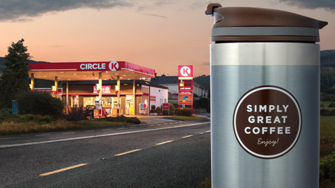 Circle K thermal coffee mug