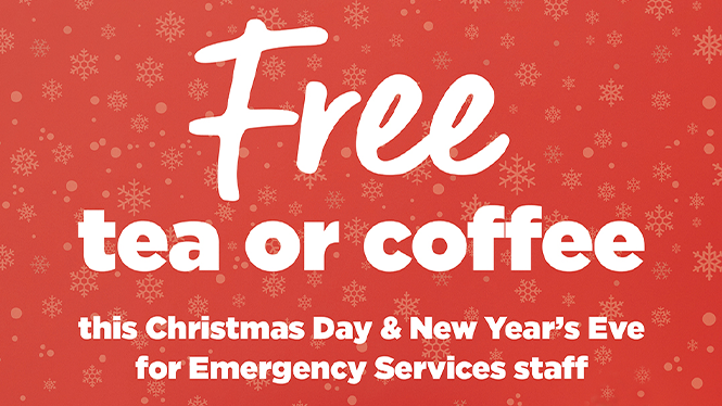 Free Coffee for Emergency Services