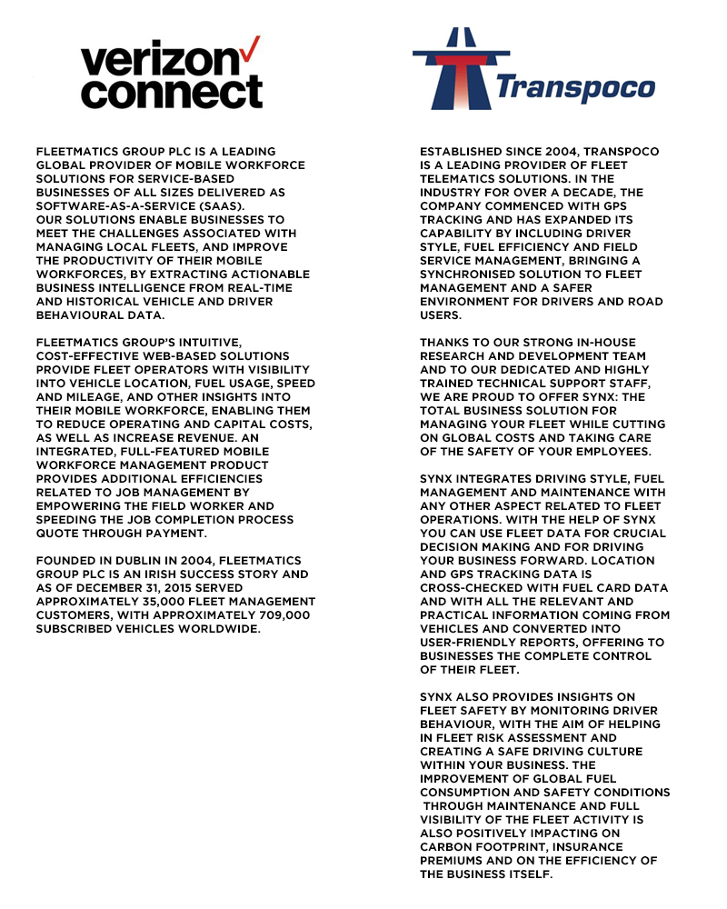 Verizon Connect and Transpoco
