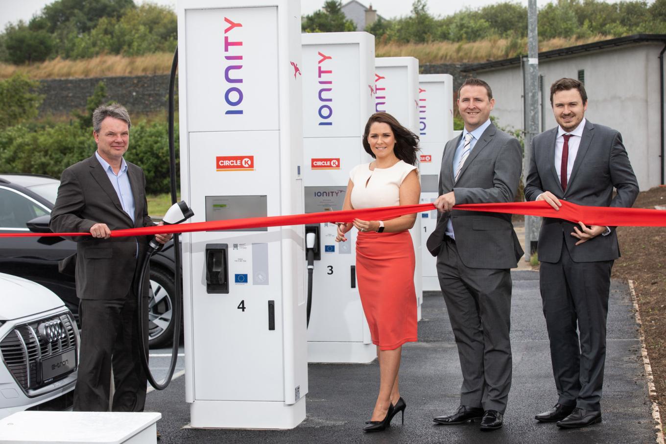 Circle K and IONITY high speed EV chargers