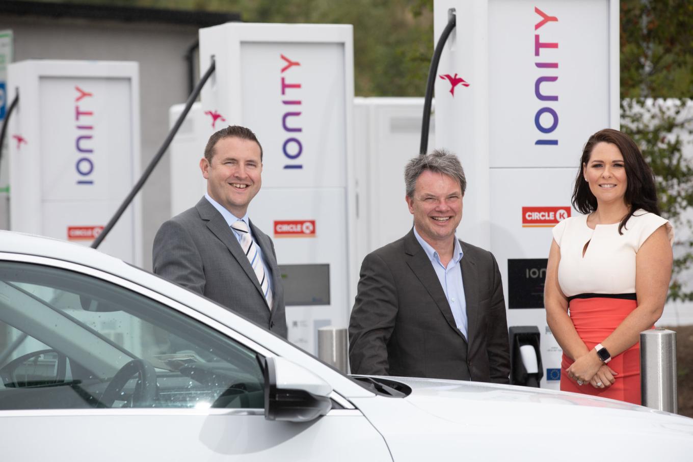 Circle K and IONITY high speed EV chargers