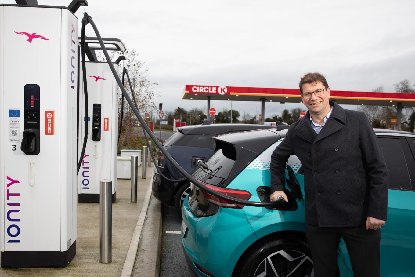 Circle K and IONITY high-power EV chargers