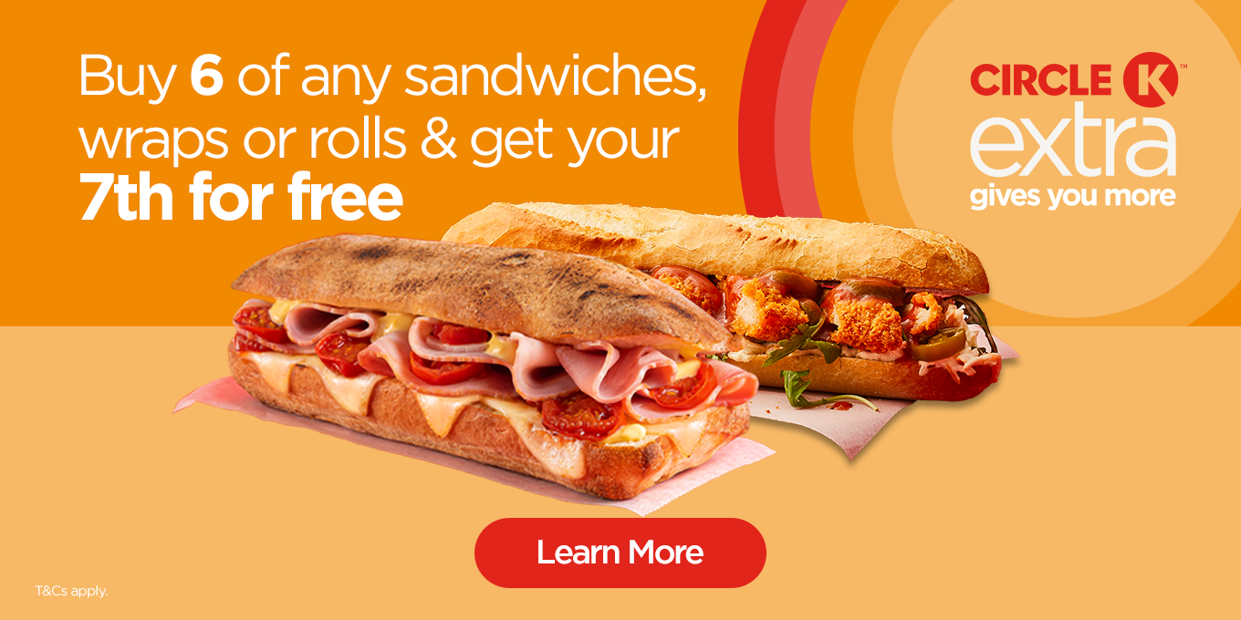 Circle K Extra Sandwich offer